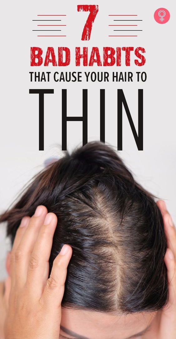 7 Bad Habits That Could Be Causing Your Hair To Thin