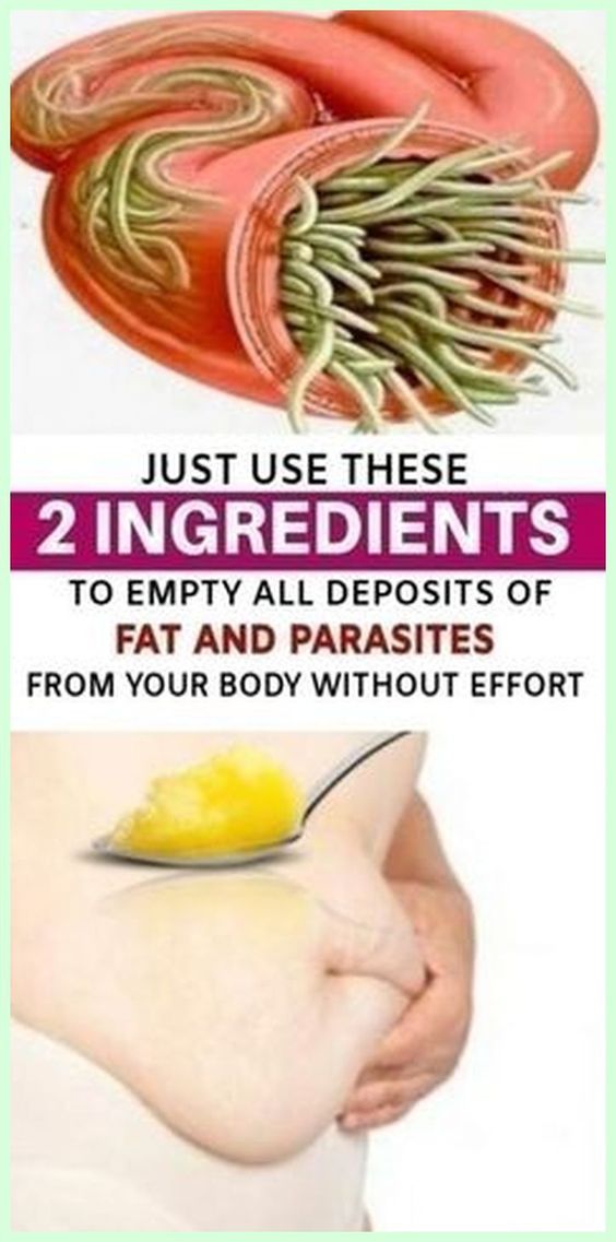 Remove All The FAT And PARASITES From Your Body With Only 2 Ingredients!