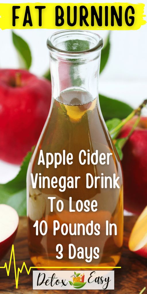 To Lose Weight In 3 Days, Drink Apple Cider Vinegar To Burn Fat