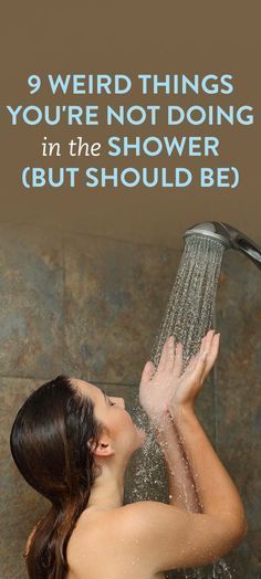 Weird Things Experts Say To Do While Showering