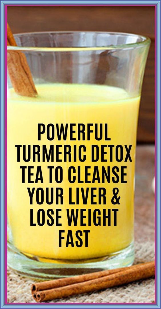 Powerful Turmeric Detox Tea To Cleanse Your Liver & Lose Weight Fast