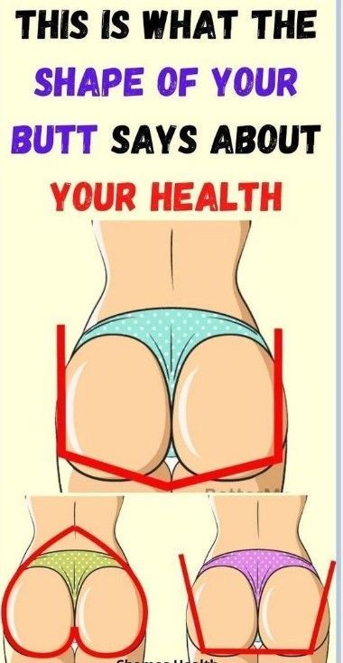 This Is What The Shape Of Your Butt Has To Say About Your Health!