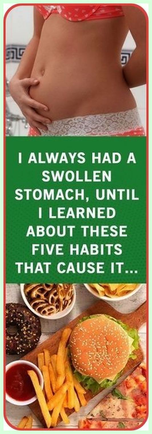 I ALWAYS HAD A SWOLLEN STOMACH, UNTIL I LEARNED ABOUT THESE FIVE HABITS THAT CAUSE IT…